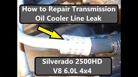 transmission cooler line leak symptoms|Transmission Cooler Line Leak at Radiator